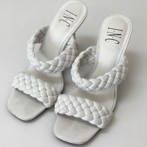 INC braided heels.